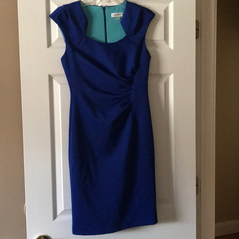 BLUE CALVIN KLEIN DRESS